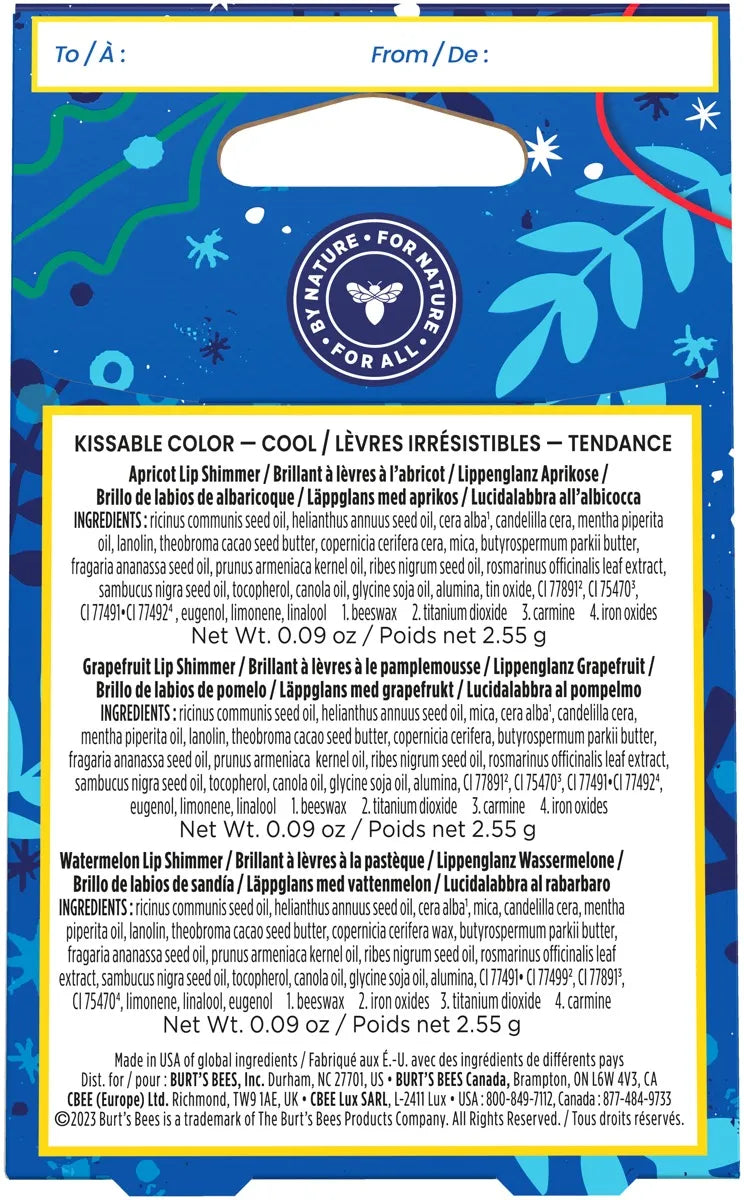 Burt's Bees - Kissable Color Warm Gift