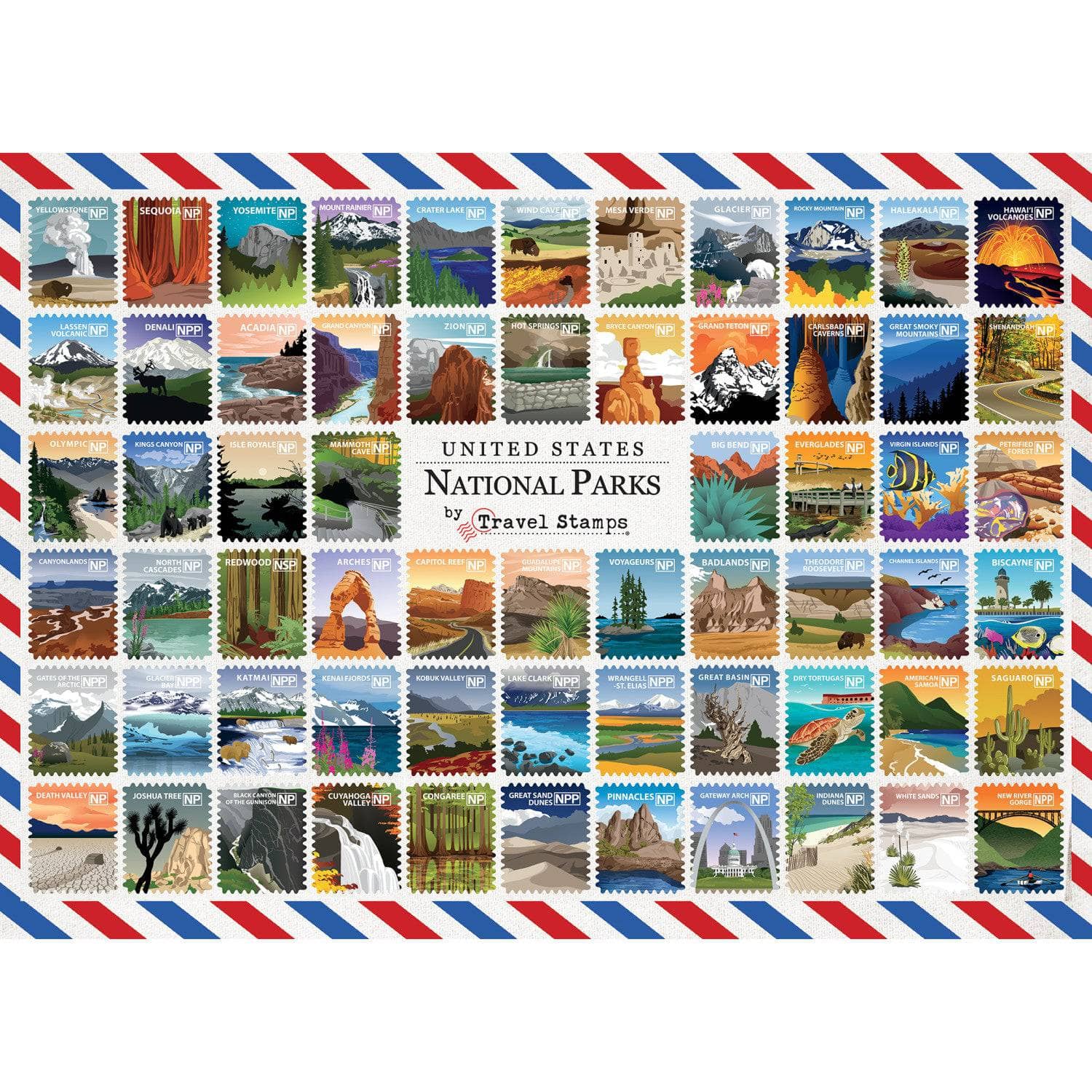 MasterPieces - Puzzle National Parks Travel