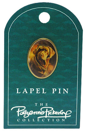 Pollyanne Pickering - Dog Lapel Pin, Chocolate Labrador
