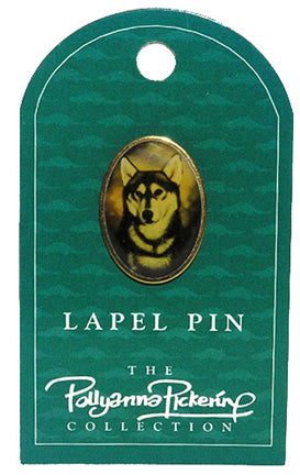 Pollyanne Pickering - Dog Lapel Pin, Siberian Husky