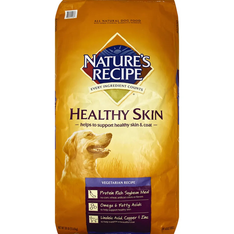 Nature's Recipe - Vegetarian Recipe, Healthy Skin, Adult Dog Food