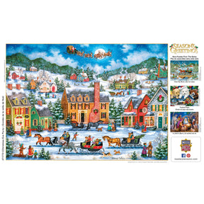 Puzzle Season's Greetings - Christmas Eve Fly By 1000 Piece