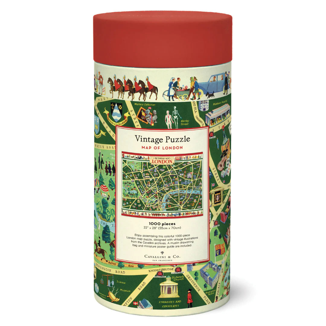 Cavallini & Co. - Puzzle Map Of London