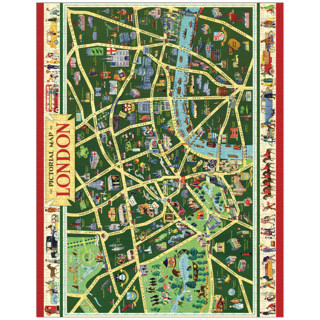 Cavallini & Co. - Puzzle Map Of London