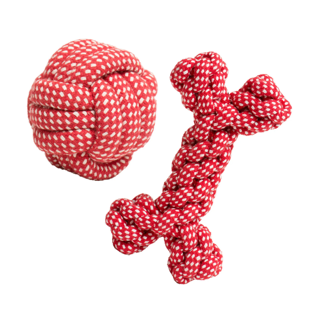 Holiday Knotted Rope Dog Toys