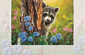 Card Secret Admirer Raccoon