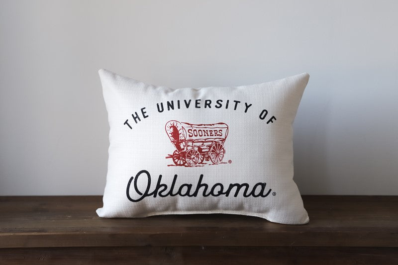Pillow University of Oklahoma Vintage