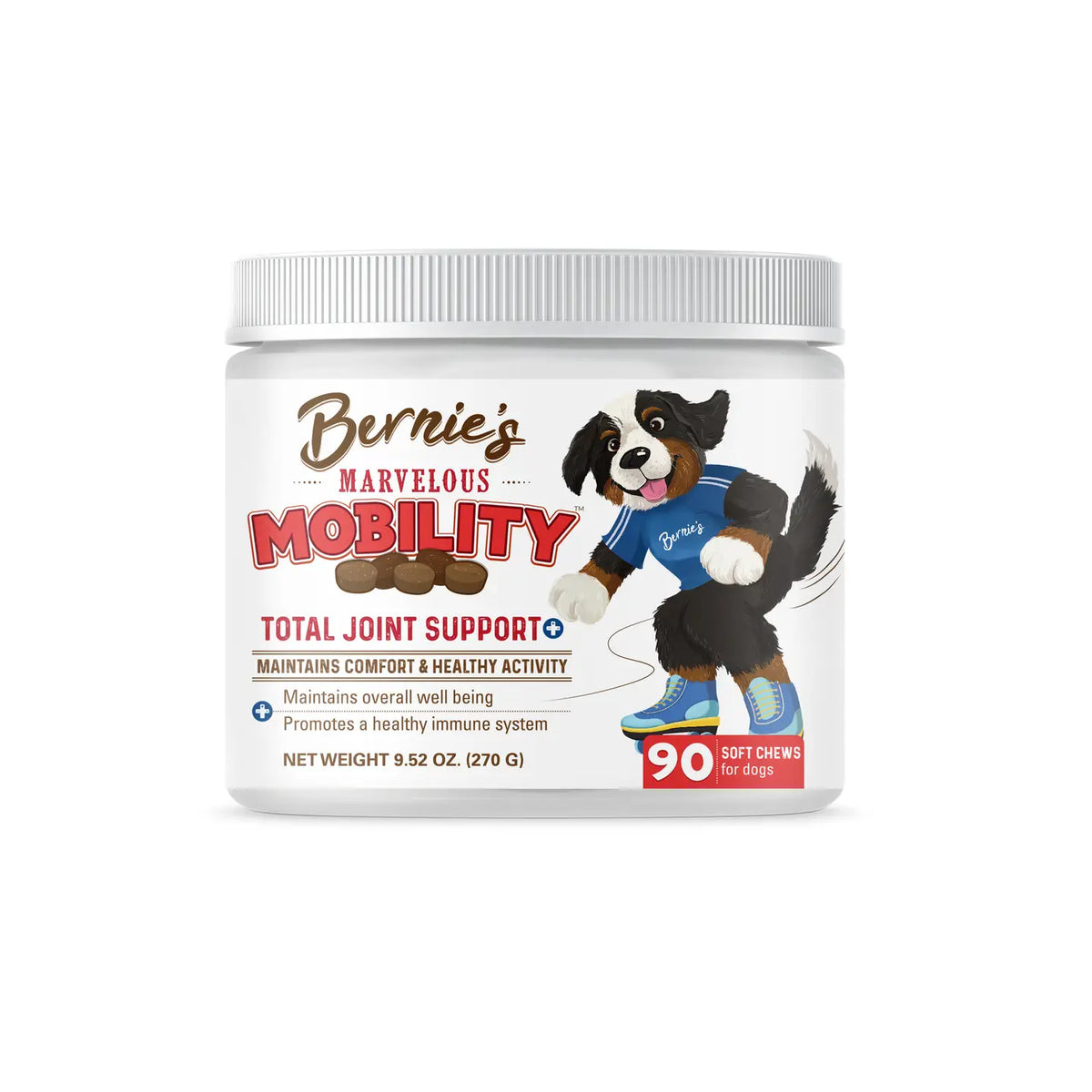 Bernie's Perfect Poop - Bernie's Marvelous Mobility - 90 count (Copy)