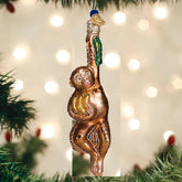 Old World Christmas - Hanging Around Monkey Ornament