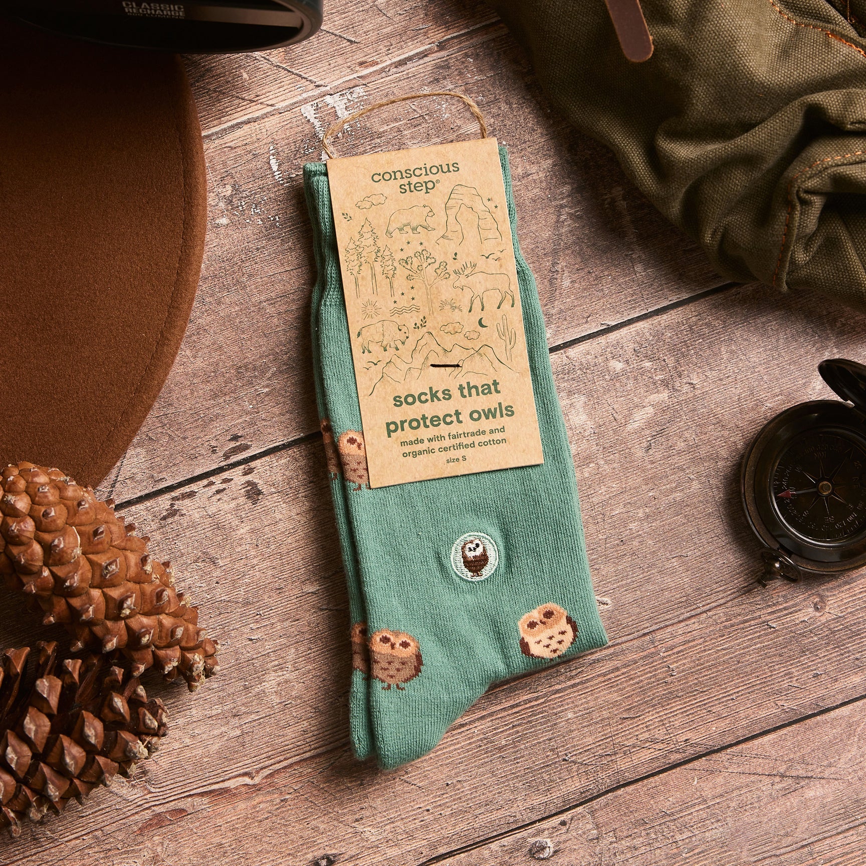 Conscious Step - Socks that Protect Owls