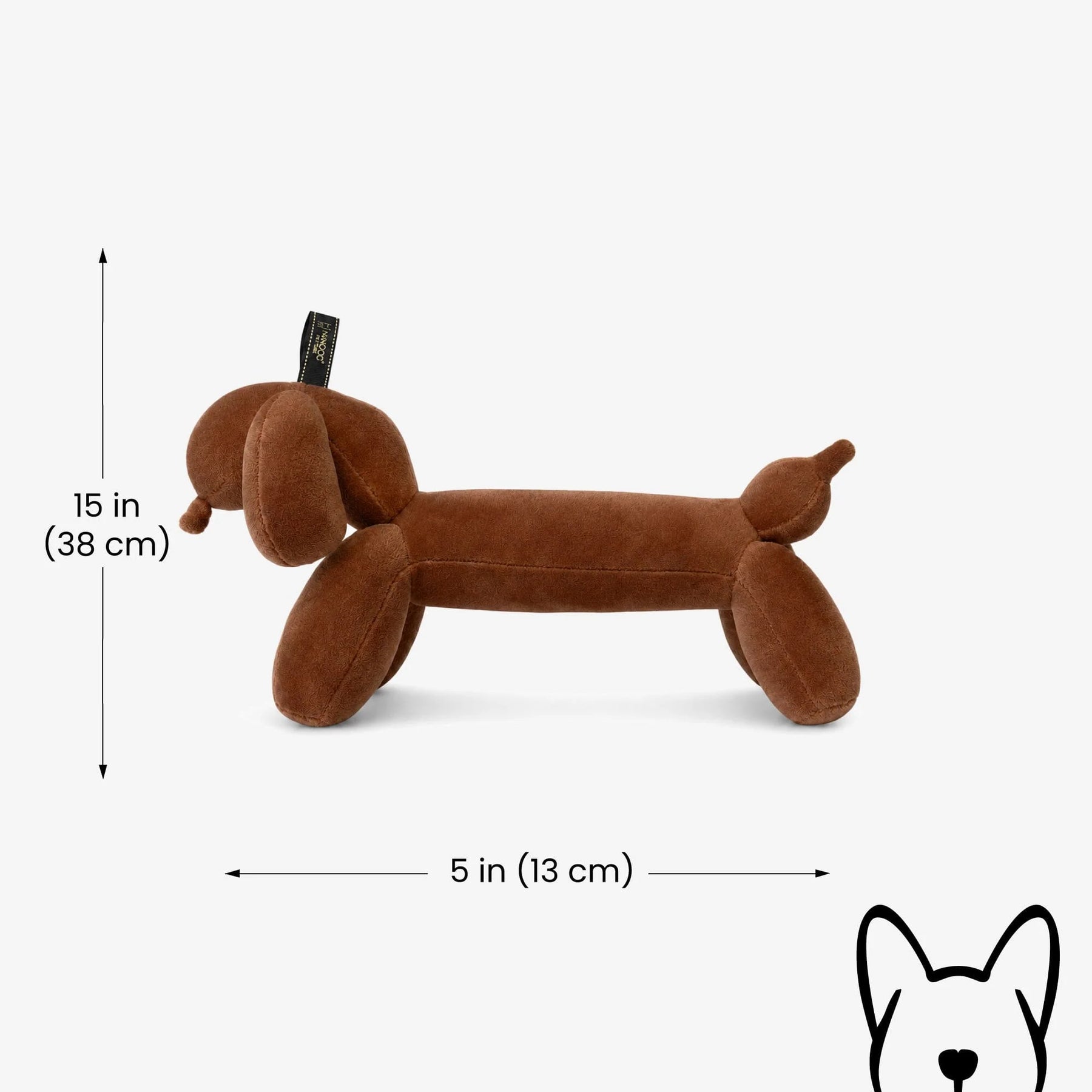 Nandog Pet Gear - My BFF Brown Twister