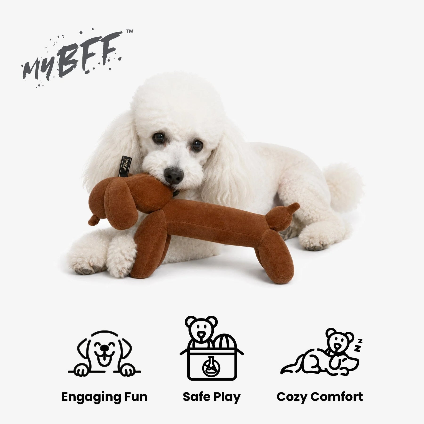 Nandog Pet Gear - My BFF Brown Twister