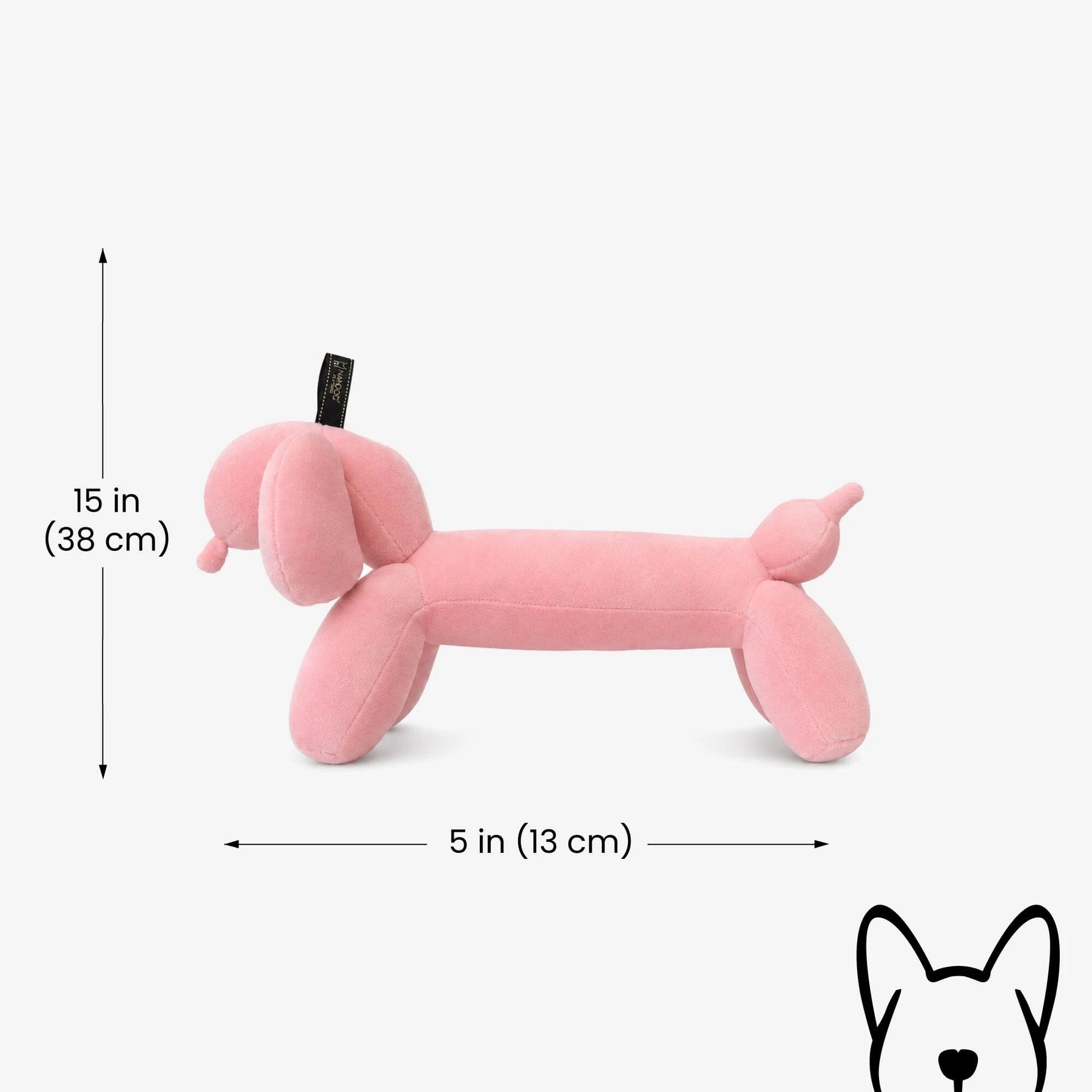 Nandog Pet Gear - My BFF Pink Twister Dog Toy