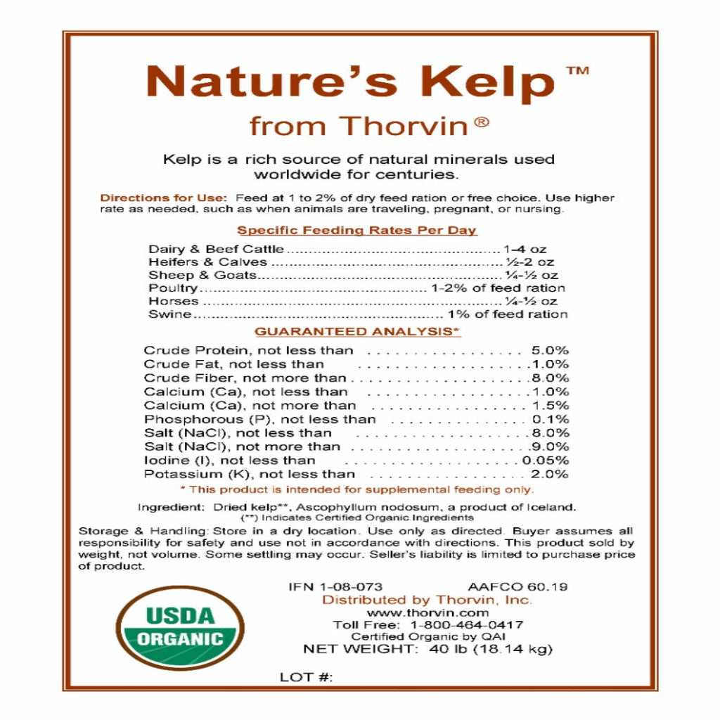 New Country Organics - Nature's Kelp