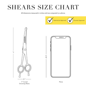 Tweezerman - Grooming Shears Curved 7"
