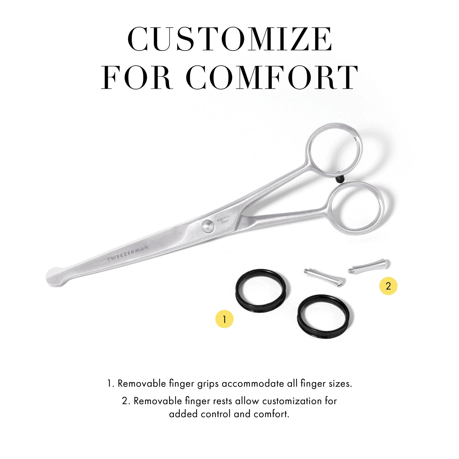 Tweezerman - Grooming Shears Curved 7"