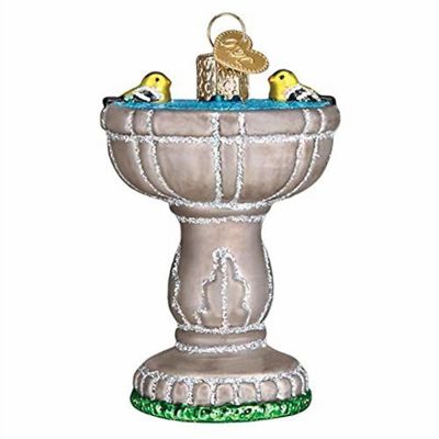 Old World Christmas - Birdbath Ornament