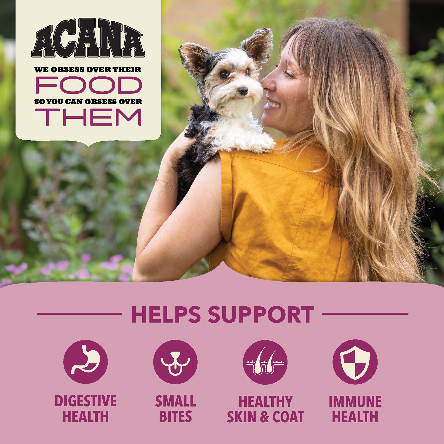 Champion Petfoods Acana - Small breeds, Adult - Wholesome Grains, Small Breed Recipe Dry Dog Food