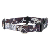Hooey Pet Collar Nylon Adj. Cow Print