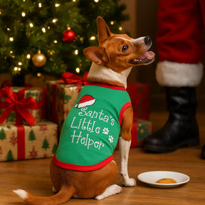 Parisian Pet - Dog T-Shirt "Santa's Little Helper"