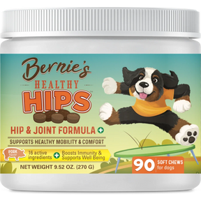 Bernie's Perfect Poop - Bernie's Healthy Hips - 90 count
