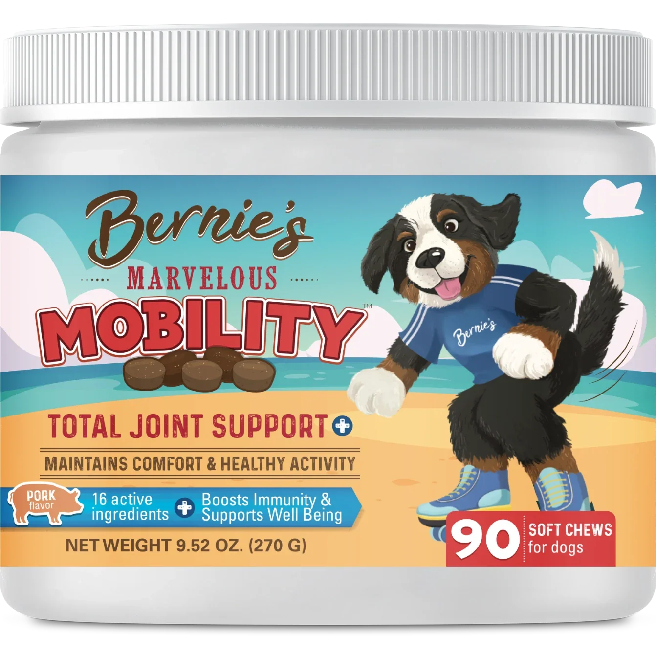 Bernie's Perfect Poop - Bernie's Marvelous Mobility - 90 count