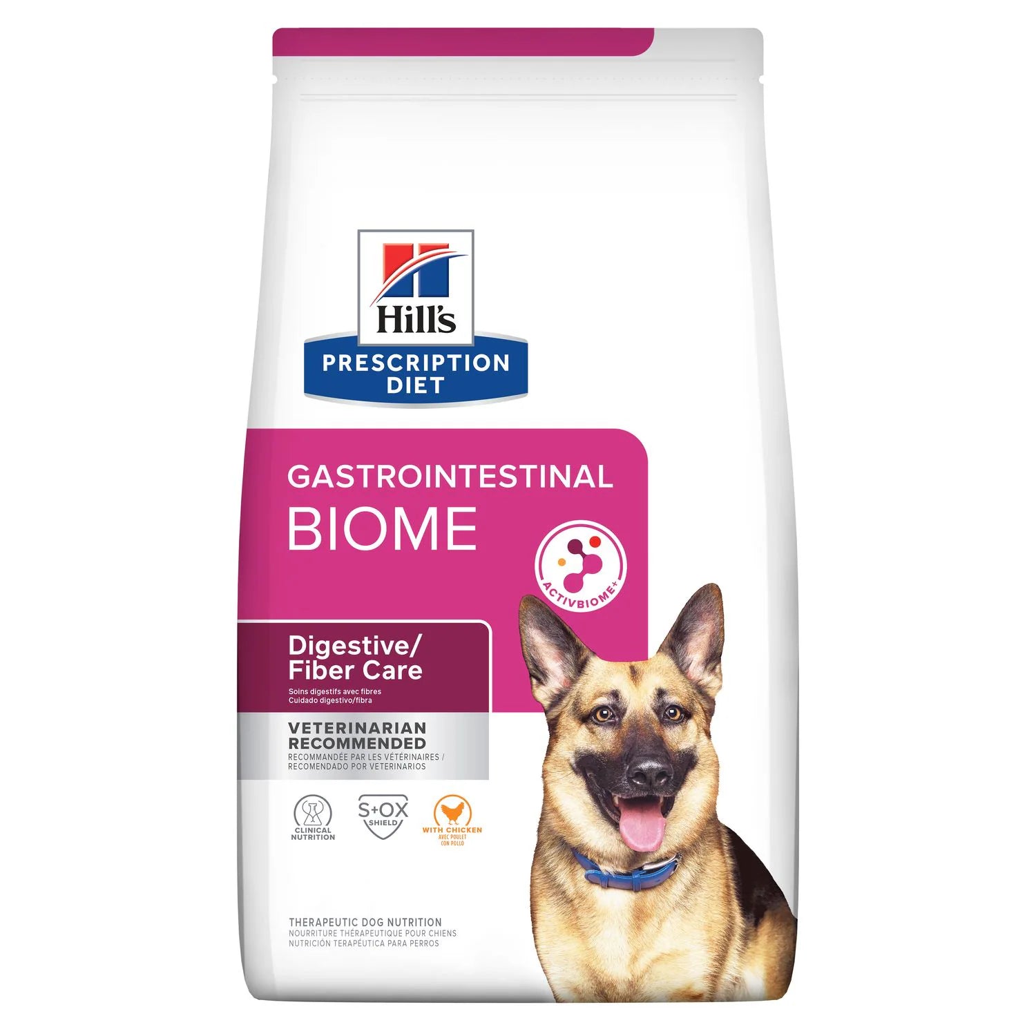 Hill's Prescription Diet - Gastrointestinal Biome Digestive & Fiber Care - Chicken Dry Dog Food