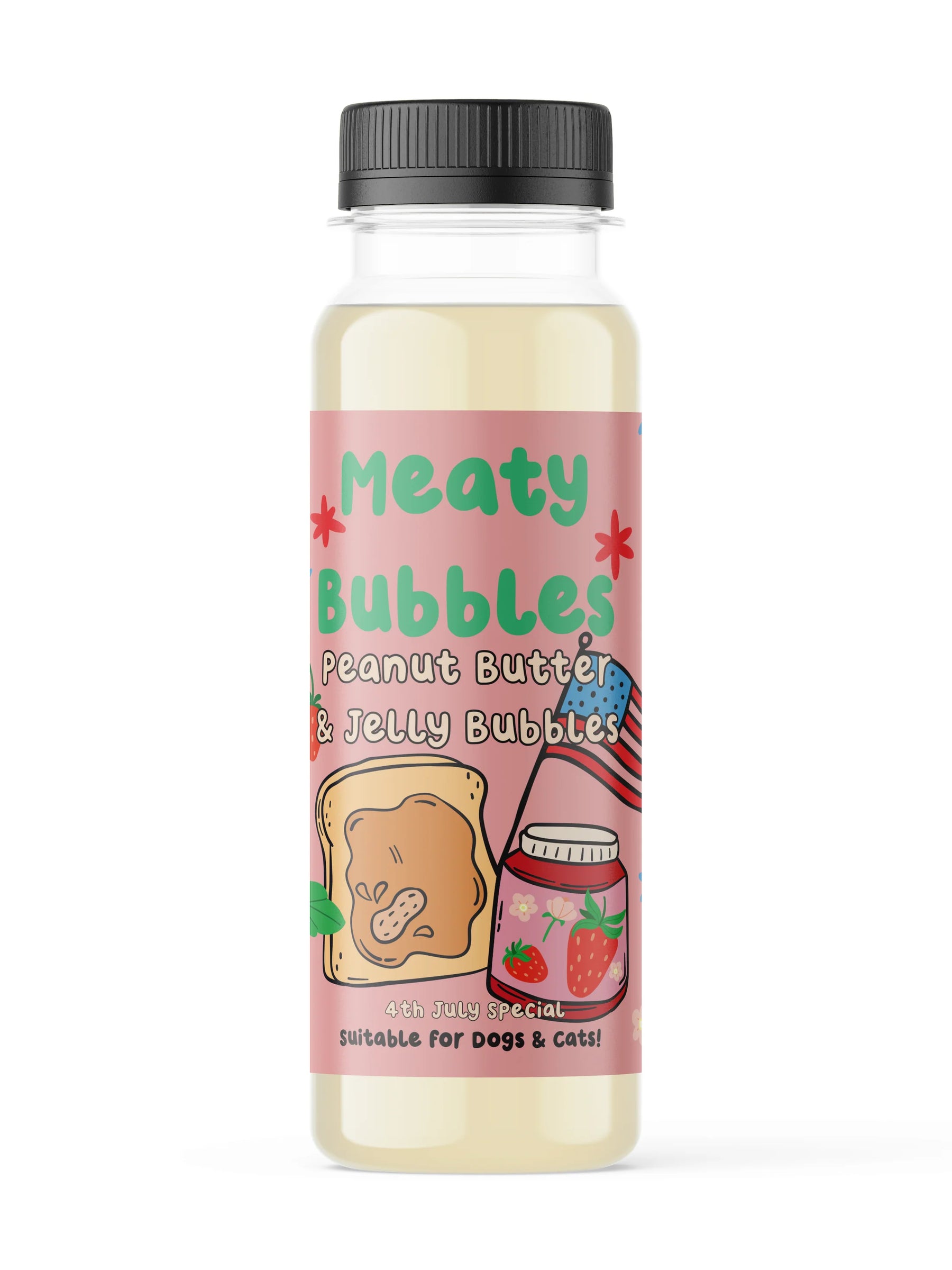 Meaty Bubbles Dog Bubbles PB & Jelly