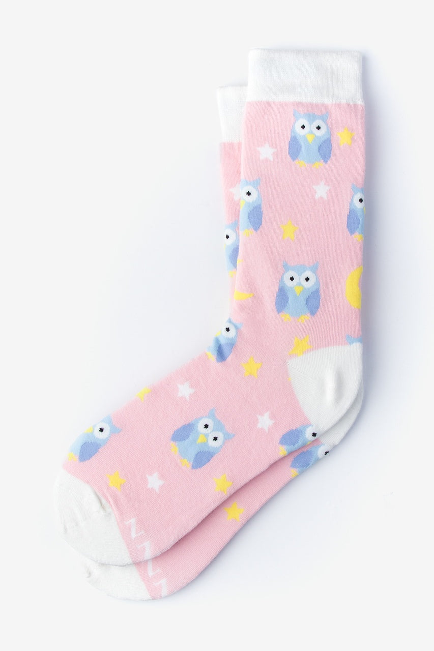 Wild Attire Alynn Socks Owl Night Long Women's