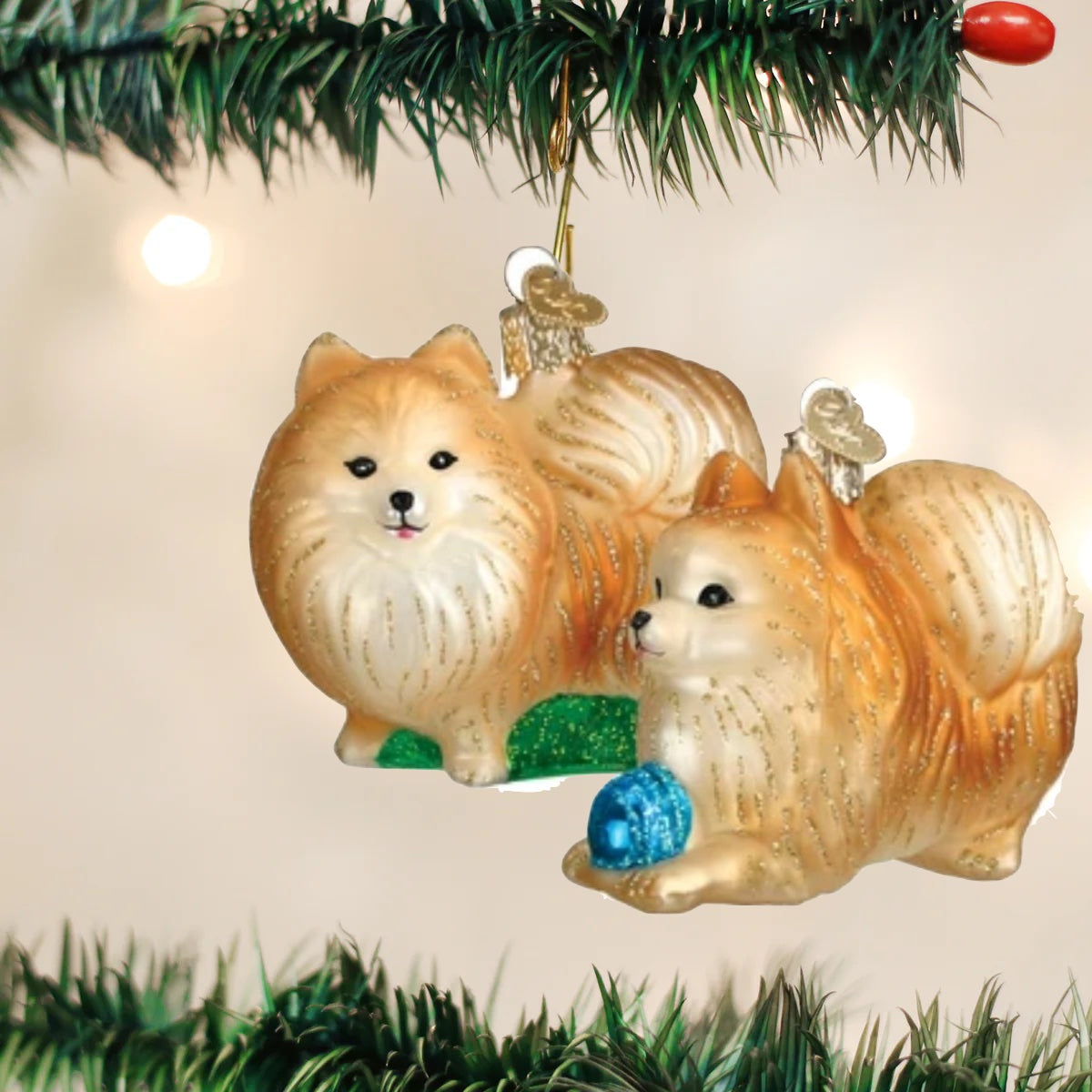Old World Christmas - Pomeranian Ornament