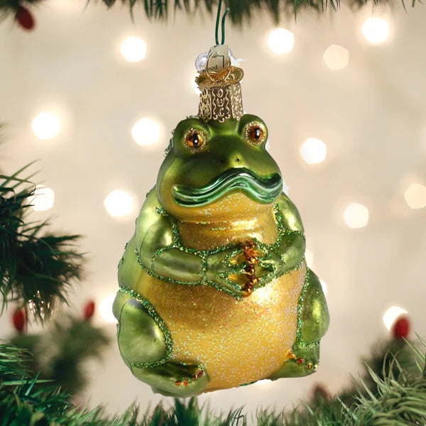 Old World Christmas - Ponderosa Frog Ornament