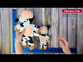 Lulubelles Clarence Cow DogToy