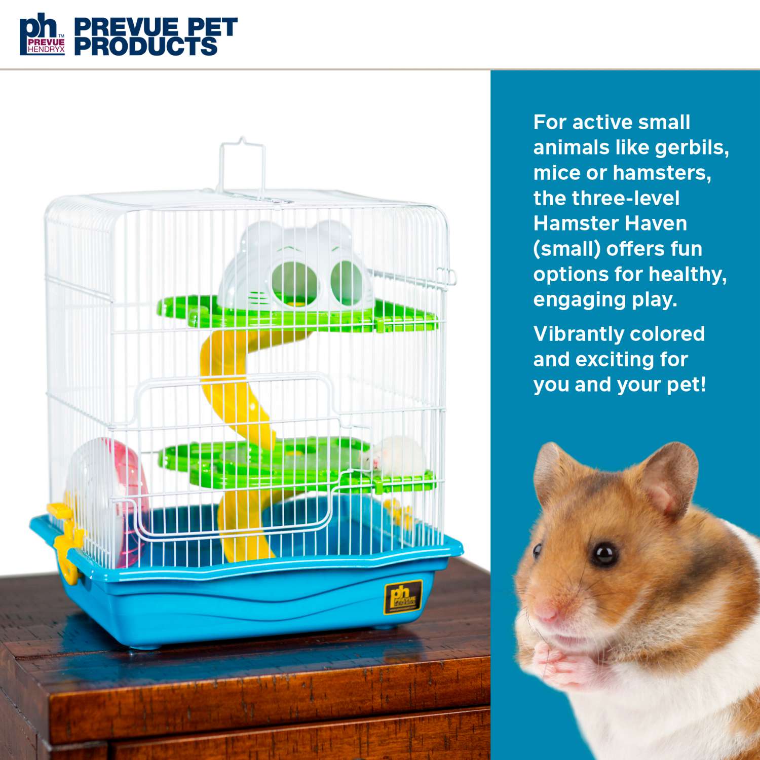 Prevue Hendryx - Hamster Haven Tri-Level Cage