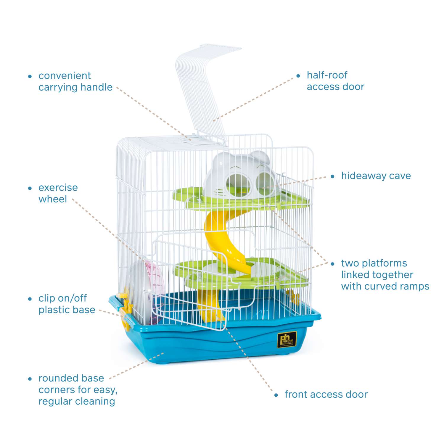 Prevue Hendryx - Hamster Haven Tri-Level Cage