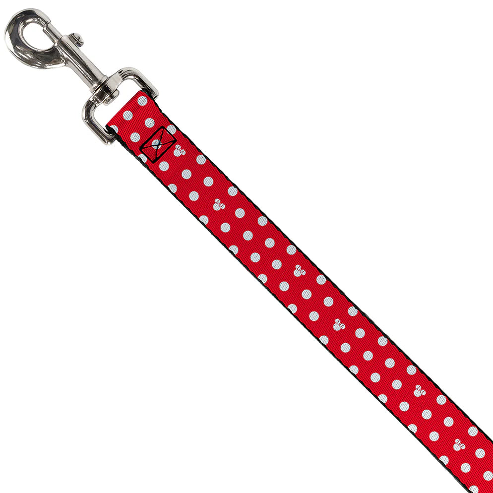 Buckle Down -Lead Nylon Minnie Mouse 6 foot