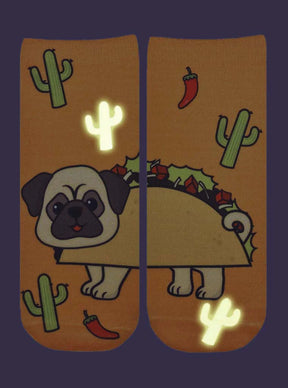 Living Royal - Socks Taco Pug Ankle