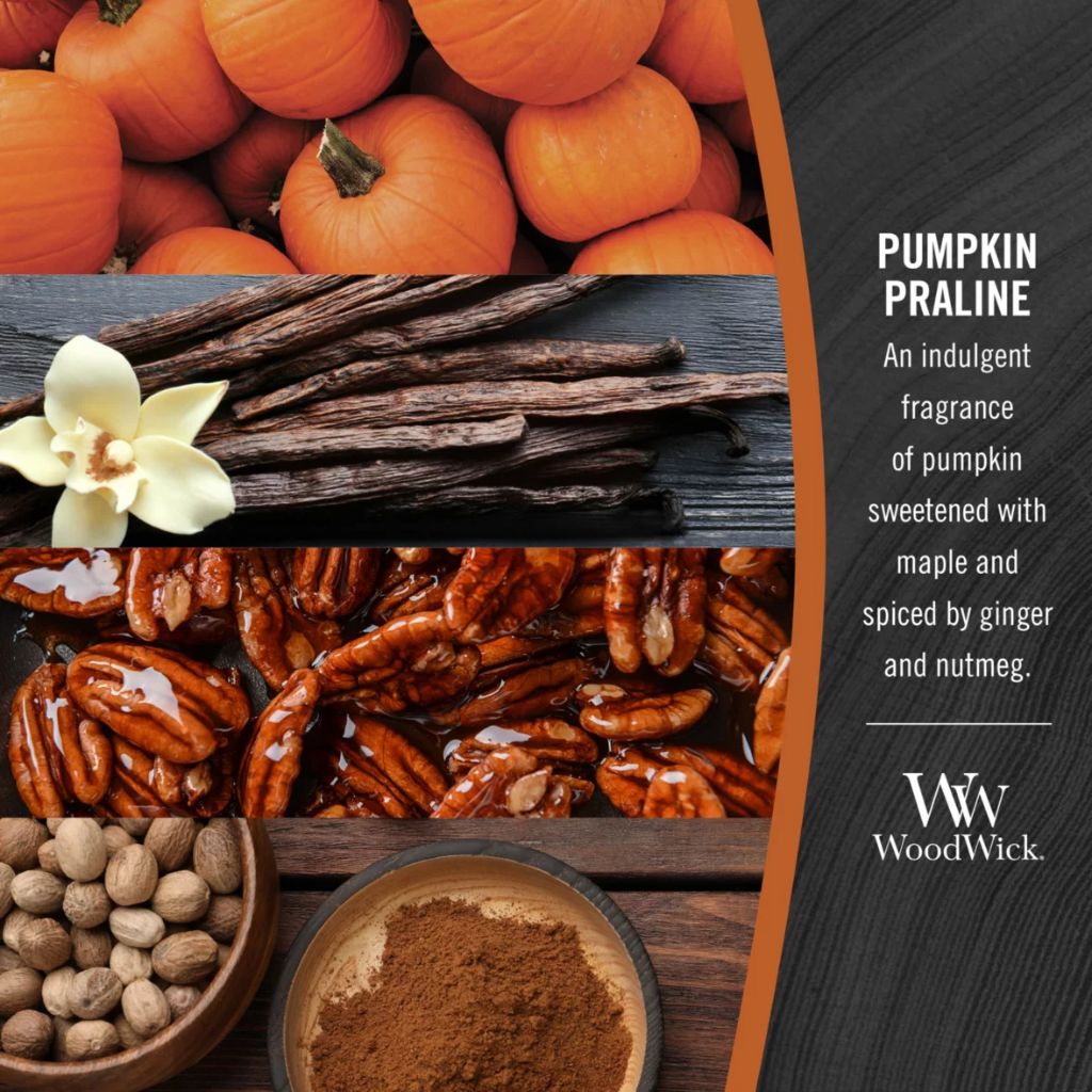 Pumpkin Praline WoodWick® Medium Hourglass Candle - Medium