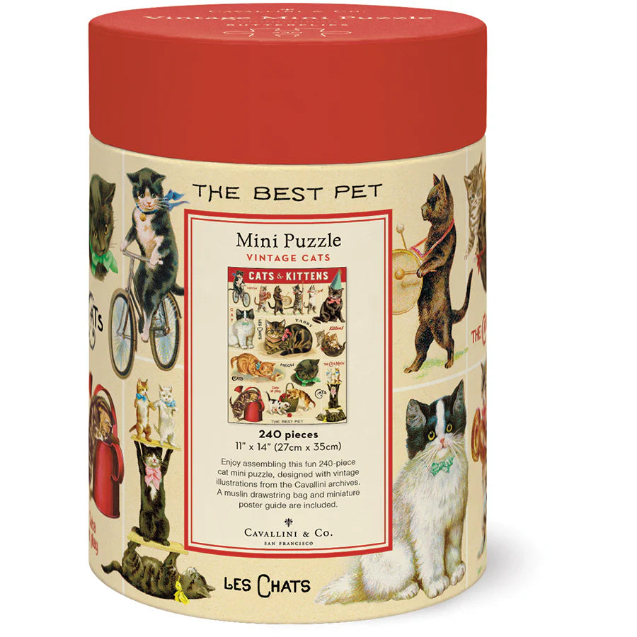 Cavallini & Co. - Puzzle Vintage Cats Mini