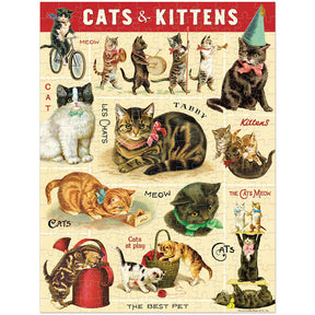 Cavallini & Co. - Puzzle Vintage Cats Mini