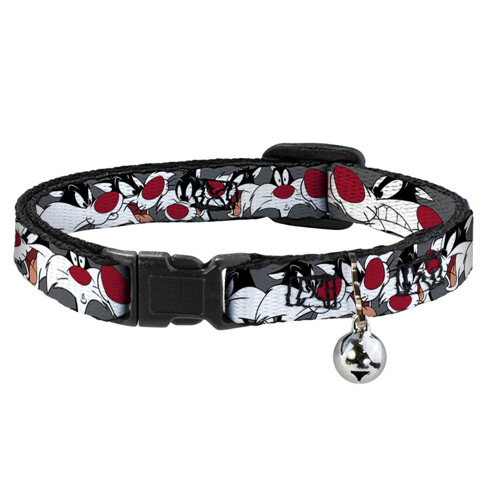 Buckle Down - Cat Collar Breakaway with Bell, Sylvester the Cat