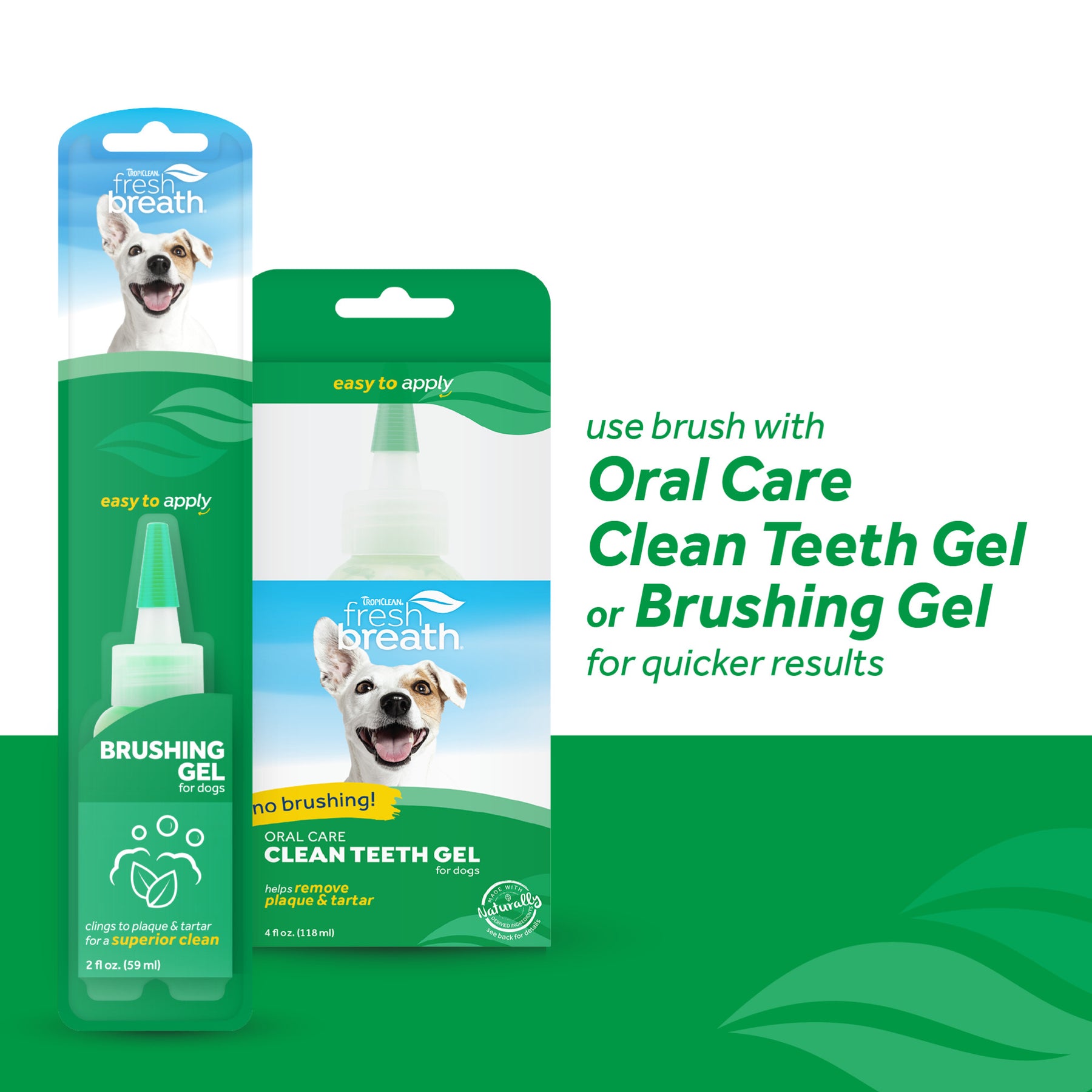 Tropiclean - Fresh Breath Finger Brushes (2pack) for Dogs