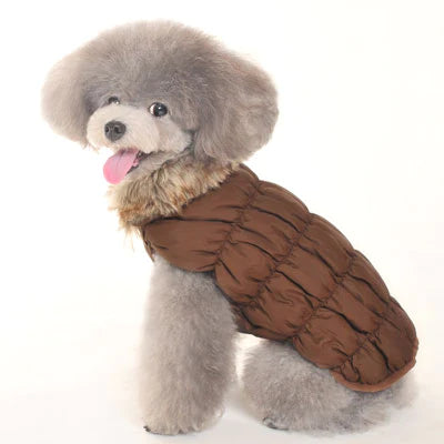 Dogo Pet - Jacket Ruched Bubble Brown