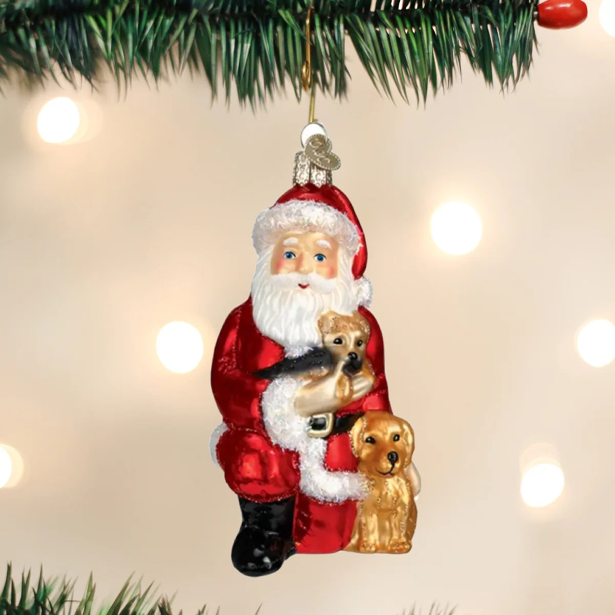 Old World Christmas - Santa's Best Friends Ornament