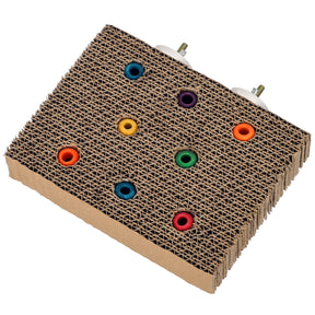 Cardboard Treat Block Bird Toy