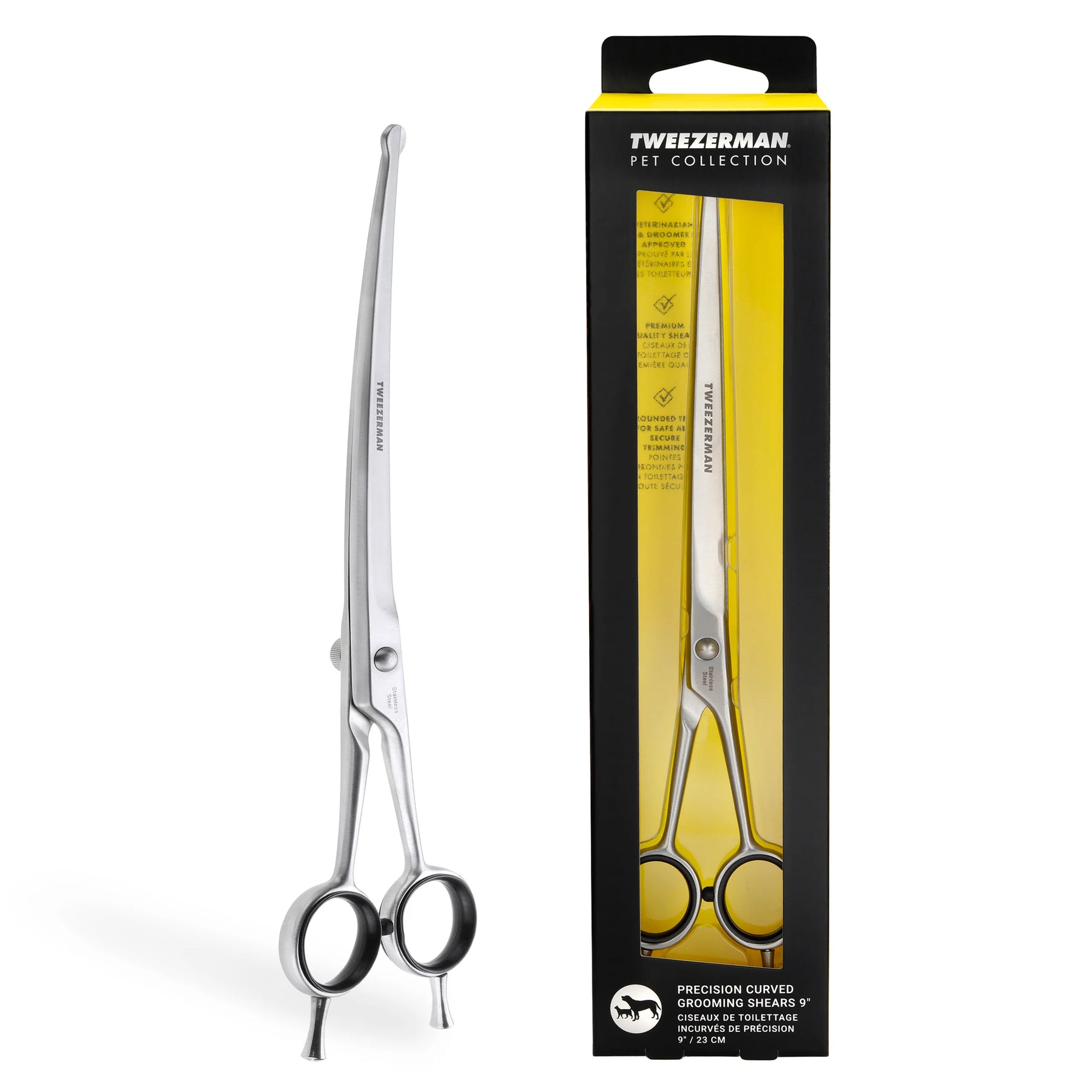 Tweezerman - Grooming Shears Curved 9"