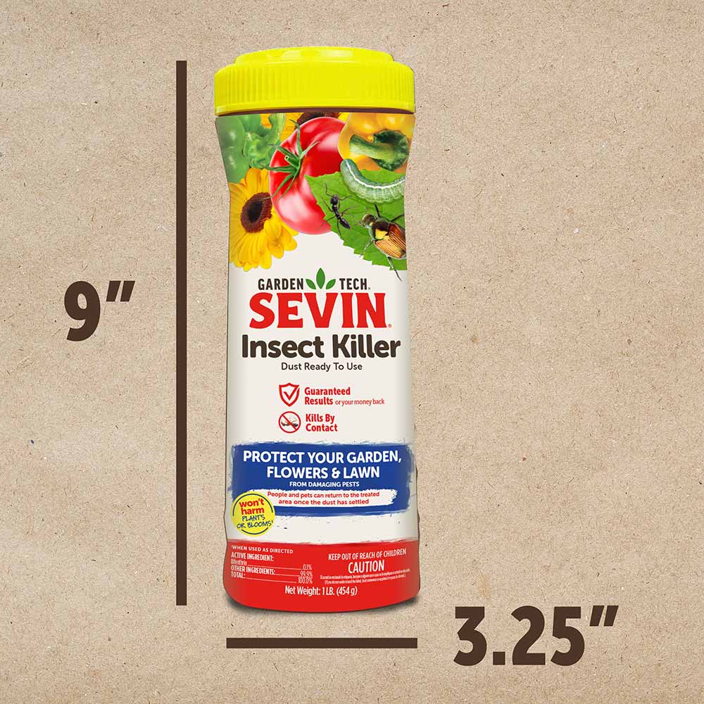 garden sevin insect killer Sevin 100550409 Insect Killer Dust 1 Pound, White Label