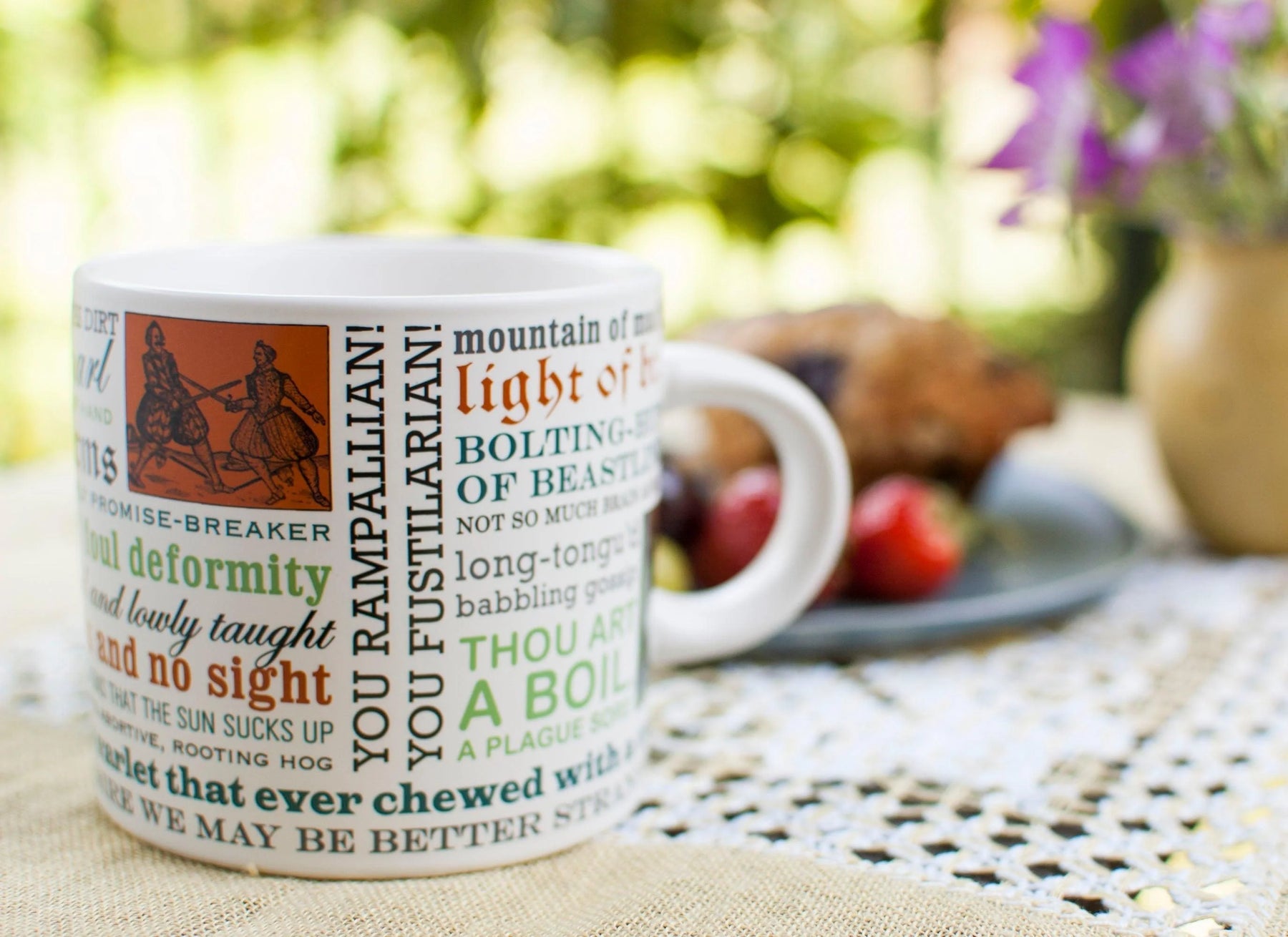 Unemployed Philosophers Guild - Coffee Mug Shakespeare Insults