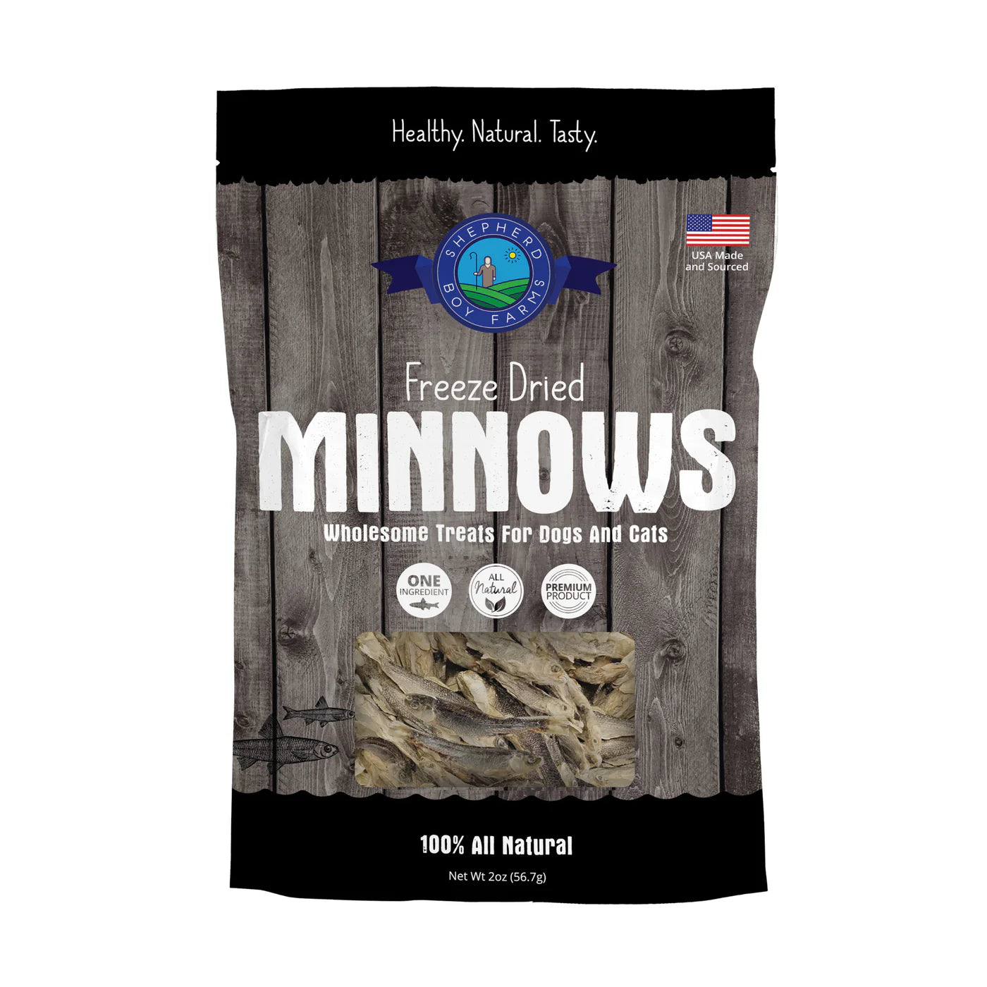 Shepherd Boy Farms - Minnows Freeze Dried Dog & Cat Treats