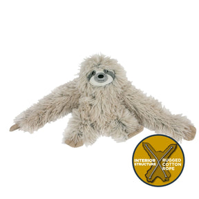 Tall Tails - Sloth Stuffless With Inner Rope & Squeaker In Head