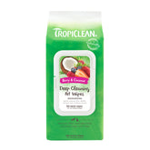 TropiClean - Deep Cleaning Pet Wipes Berry & Coconut